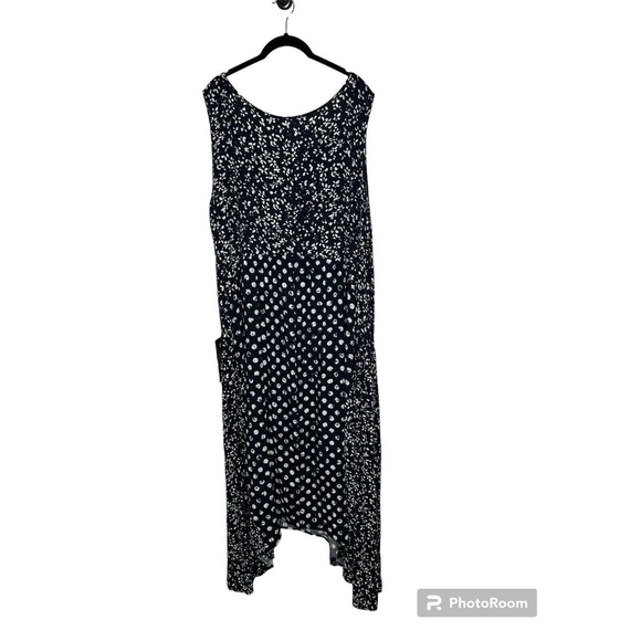 NWT Avenue Womens Kylee Crush Dress‎ Size 22/24 (3X) Midi Length Batik Spot Mix - Picture 6 of 12